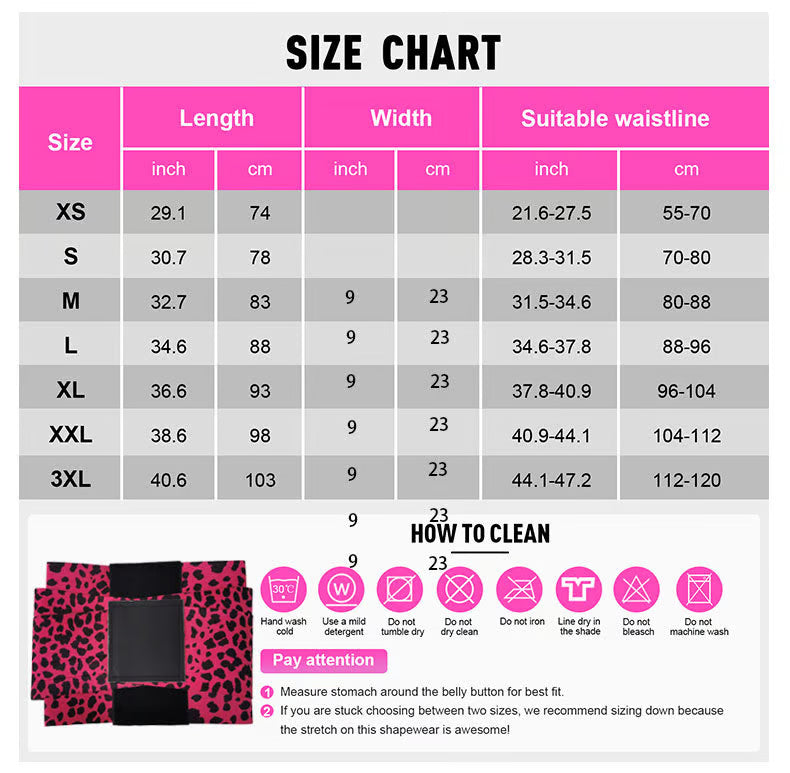 Leopard Print Waist Trainer – Shape, Support & Slay in Style