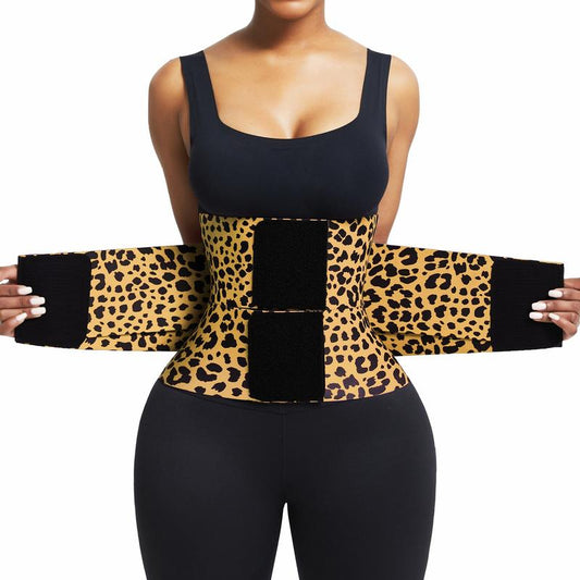 Leopard Print Waist Trainer – Shape, Support & Slay in Style